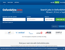 Tablet Screenshot of oxfordshire-jobs.co.uk